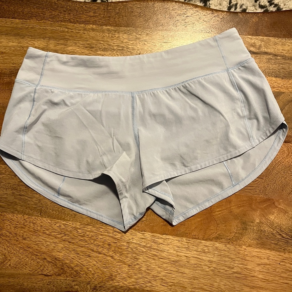 Lululemon Low-Rise Speed Up Shorts- Daydream